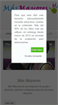 Mobile Screenshot of mas-mayores.com